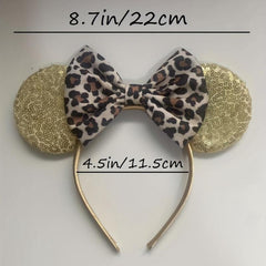 Leopard Print Butterfly Hair Band Sweet Headwear Hair Accessories