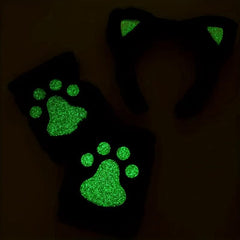 3pcs Cat Ear Headband Halloween Easter Party Decoration