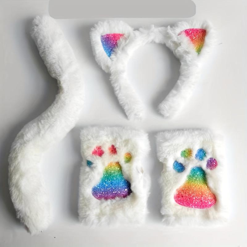 3pcs Cat Ear Headband Halloween Easter Party Decoration