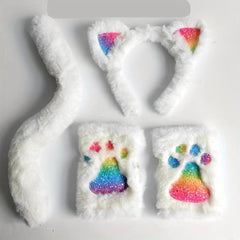 3pcs Cat Ear Headband Halloween Easter Party Decoration