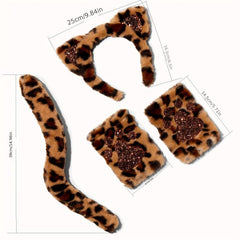 3pcs Cat Ear Headband Halloween Easter Party Decoration