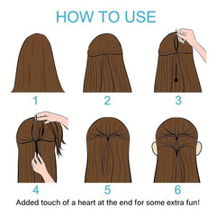 16PCS Quick Beader For Loading Beads Hair Braid Ponytail Styling Maker