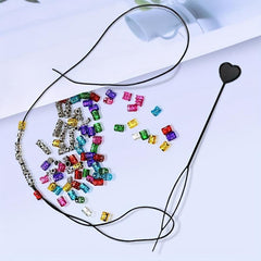 16PCS Quick Beader For Loading Beads Hair Braid Ponytail Styling Maker