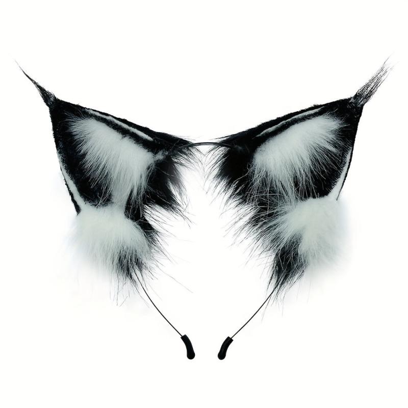 Wolf Ear Hair Hoop for Cosplay, Halloween Party Dress Up Props