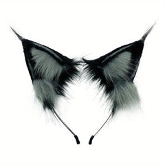 Wolf Ear Hair Hoop for Cosplay, Halloween Party Dress Up Props