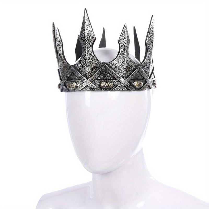 Medieval Knight Prince Crown Halloween Stage Dress Up Props