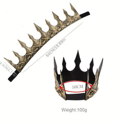 Medieval Knight Prince Crown Halloween Stage Dress Up Props