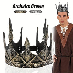 Medieval Knight Prince Crown Halloween Stage Dress Up Props