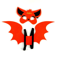 Halloween Bat Wings & Mask Set Cosplay Costume Props Party Decors
