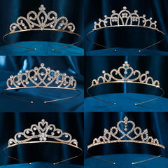 North American Rhinestone Crown Princess Crystal Headband
