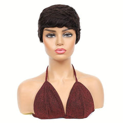 Layered Short Curly Wig 2 Colors for Party Halloween Role Playing Costume