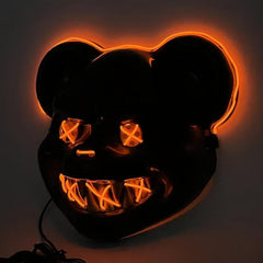 Horror Bloody Bear & Bunny LED Full Face Mask Halloween Costume Props