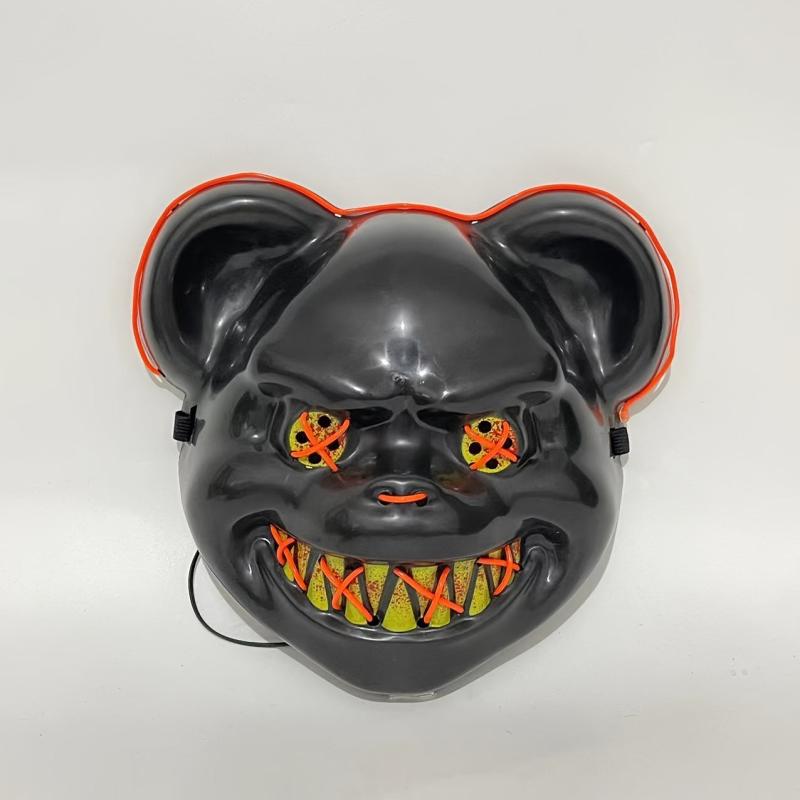 Horror Bloody Bear & Bunny LED Full Face Mask Halloween Costume Props