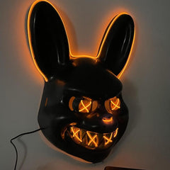 Horror Bloody Bear & Bunny LED Full Face Mask Halloween Costume Props