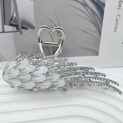 Vintage Rhinestone Wings Hair Clip