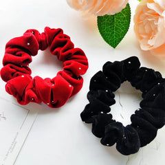 Minimalist Scrunchies Hair Ties Elastic Hair Bands Ponytail Holders Women Girls