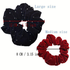 Minimalist Scrunchies Hair Ties Elastic Hair Bands Ponytail Holders Women Girls