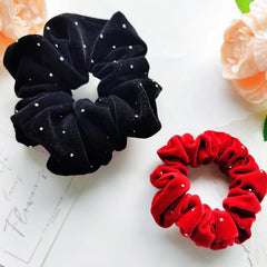 Minimalist Scrunchies Hair Ties Elastic Hair Bands Ponytail Holders Women Girls