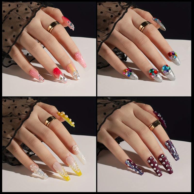 4 Sheets Face Makeup Rhinestones For DIY Jewelry Making