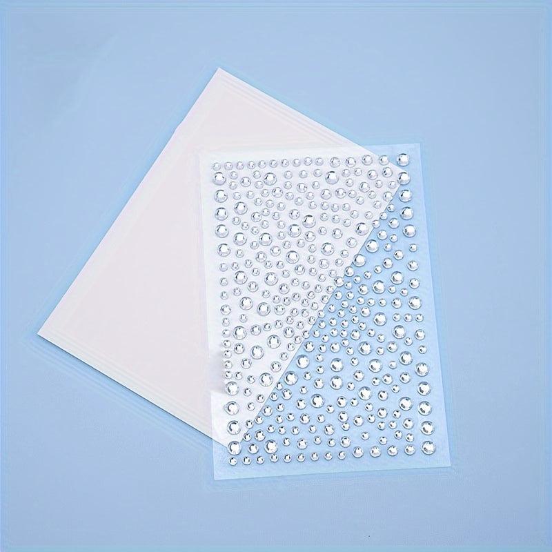 4 Sheets Face Makeup Rhinestones For DIY Jewelry Making