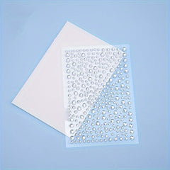 4 Sheets Face Makeup Rhinestones For DIY Jewelry Making