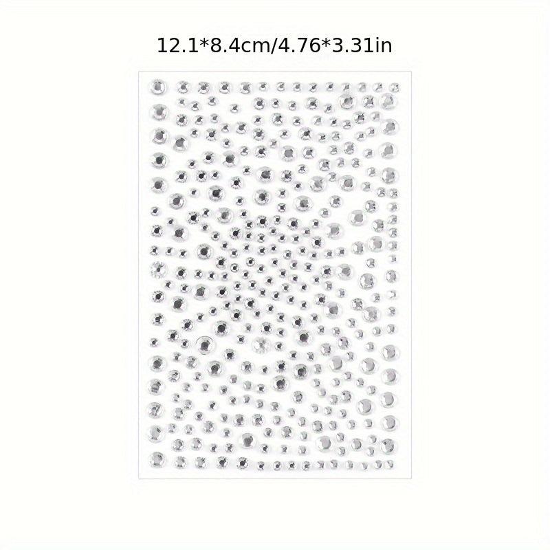 4 Sheets Face Makeup Rhinestones For DIY Jewelry Making