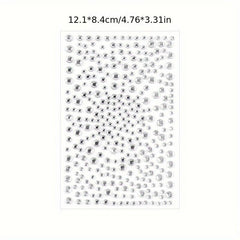 4 Sheets Face Makeup Rhinestones For DIY Jewelry Making