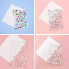 4 Sheets Face Makeup Rhinestones For DIY Jewelry Making