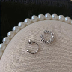 2pcs Sweet Non Piercing Earrings Women Girls Jewelry Gift