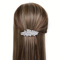 Silver Pearl Hair Clip Bridal Hair Accessories