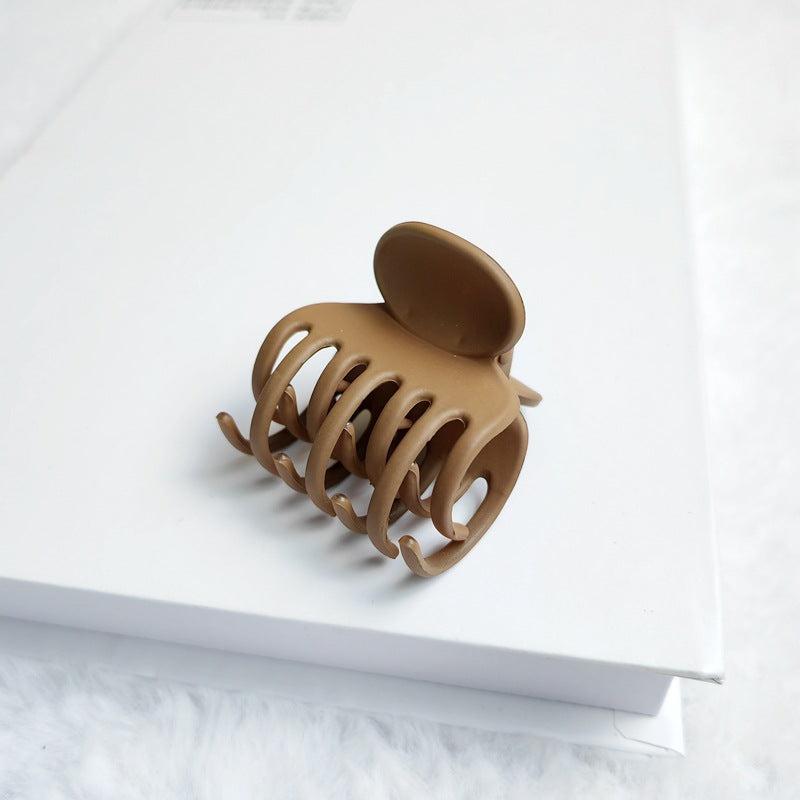 1Pc 6in Plastic Hair Clip Women Frosted Ponytail Barrette Hairpin Hair Accessory