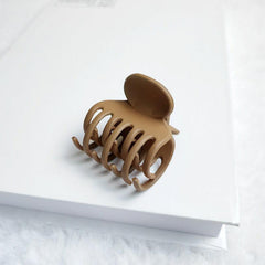 1Pc 6in Plastic Hair Clip Women Frosted Ponytail Barrette Hairpin Hair Accessory