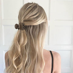 1Pc 6in Plastic Hair Clip Women Frosted Ponytail Barrette Hairpin Hair Accessory