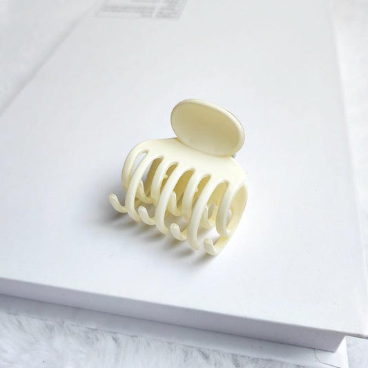 1Pc 6in Plastic Hair Clip Women Frosted Ponytail Barrette Hairpin Hair Accessory
