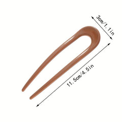 3pcs U Shape Hairpins Women Girls Decors