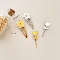 Girl's Flower Hairpin Tulip Hair Clip Lovely Hair Accessory