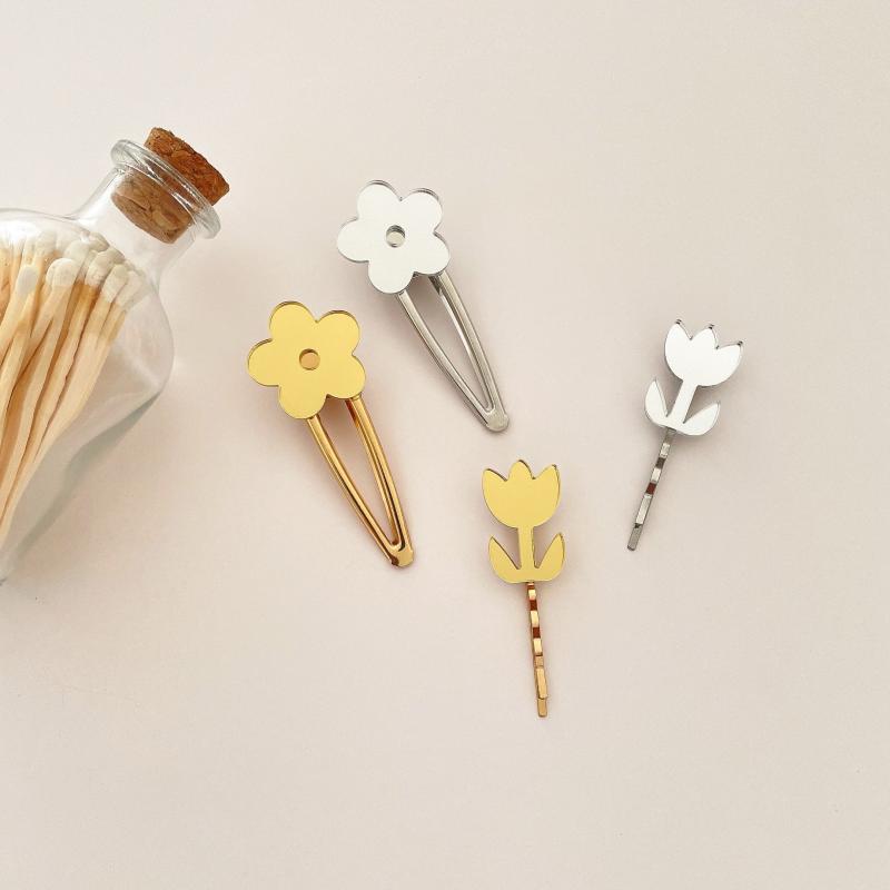 Girl's Flower Hairpin Tulip Hair Clip Lovely Hair Accessory