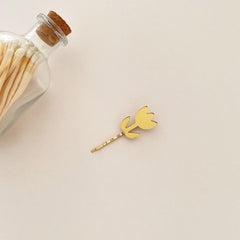 Girl's Flower Hairpin Tulip Hair Clip Lovely Hair Accessory