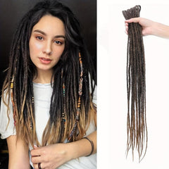 5pcs Synthetic Dreadlocks Extensions for Woman