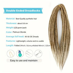 5pcs Synthetic Dreadlocks Extensions for Woman
