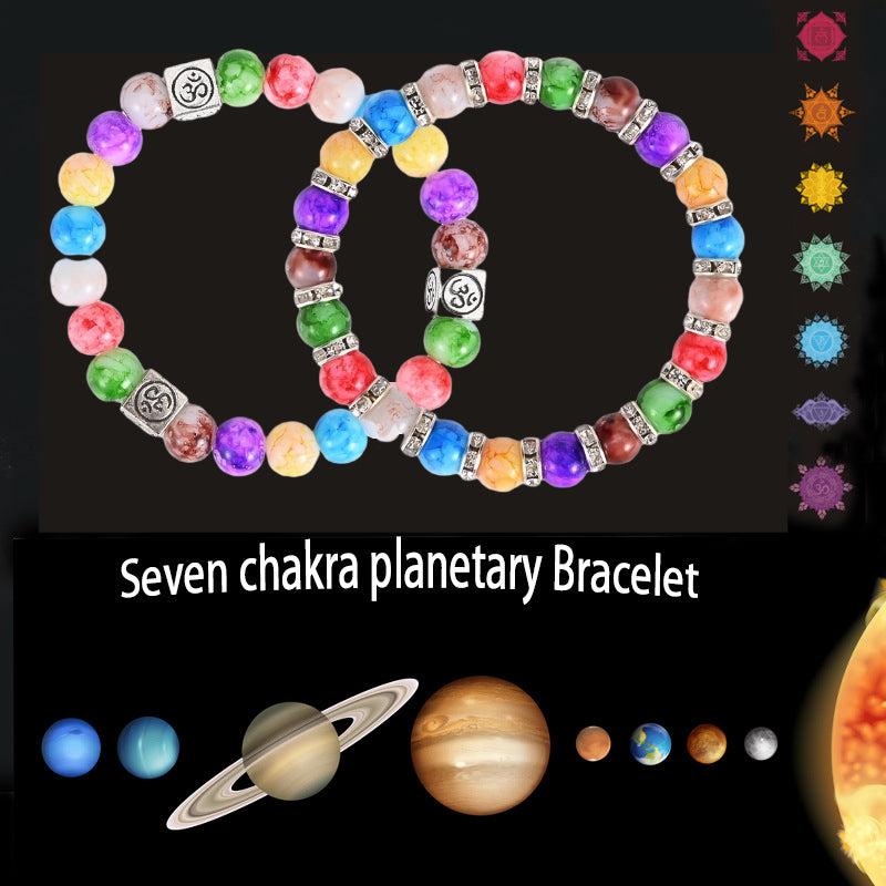 Men's Solar System Planet Beaded Bracelet