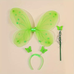 Green Butterfly Wings Costume Set