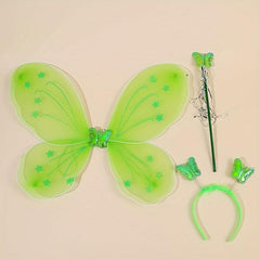 Green Butterfly Wings Costume Set