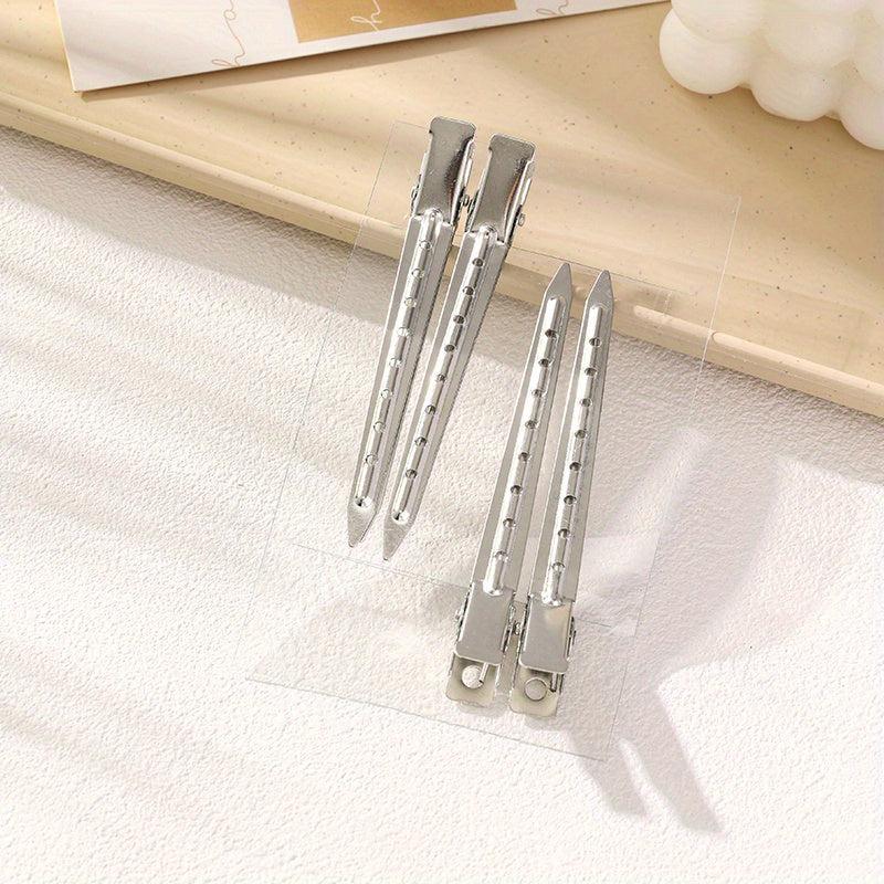 4pcs Pack Positioning Barrettes Hair Clamps Hair Accessories
