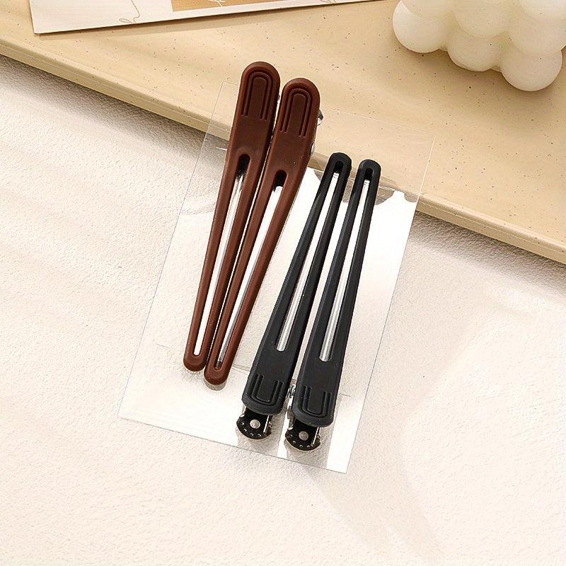 4pcs Pack Positioning Barrettes Hair Clamps Hair Accessories