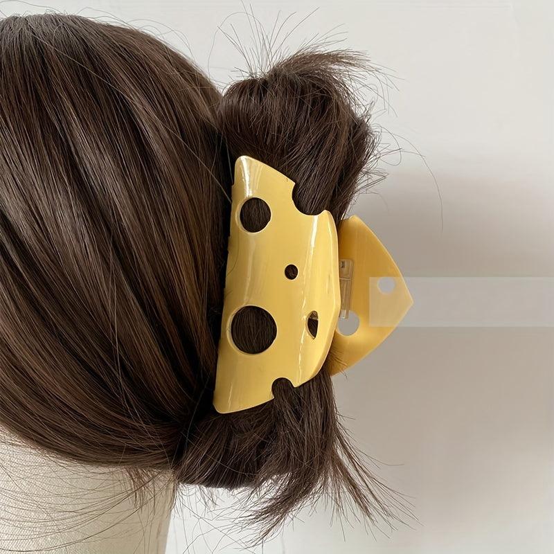 Cheese Hair Claw Clips Mini Hair Clips Hollow Women Girls Hair Accessories
