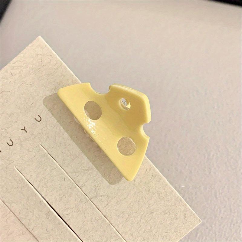 Cheese Hair Claw Clips Mini Hair Clips Hollow Women Girls Hair Accessories