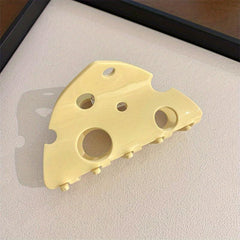 Cheese Hair Claw Clips Mini Hair Clips Hollow Women Girls Hair Accessories