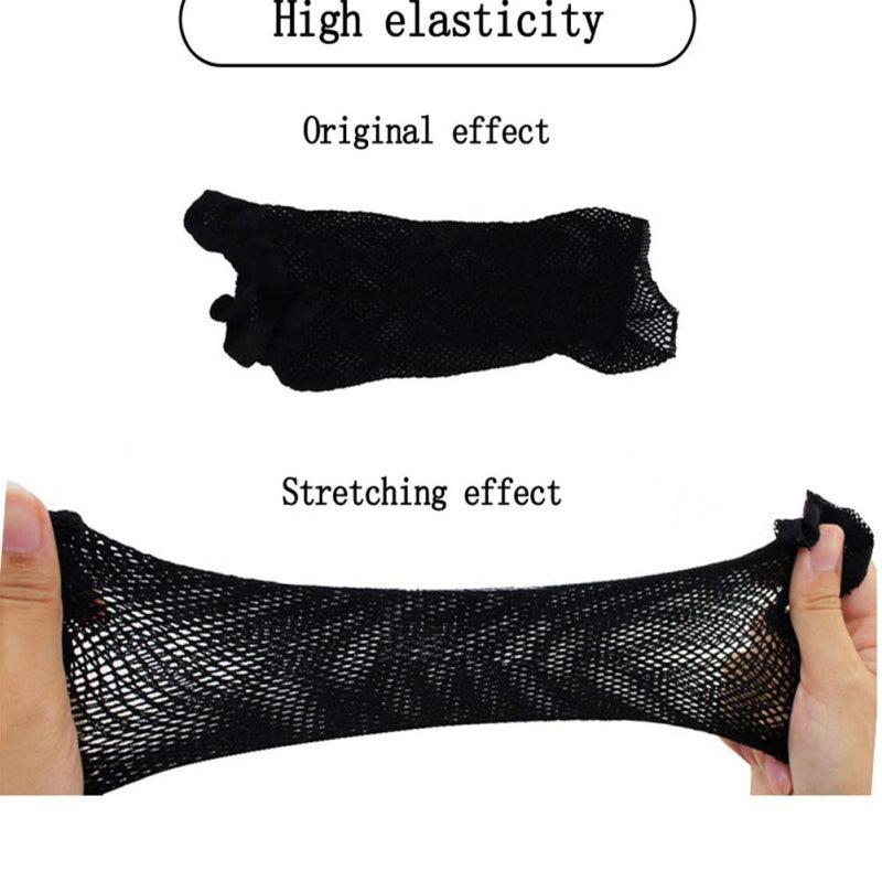 2pcs Mesh Wig Cap For Women Elastic Open End Cap For Long And Short Hair