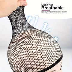 2pcs Mesh Wig Cap For Women Elastic Open End Cap For Long And Short Hair